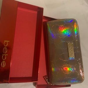 Iridescent colored BeBe wallet